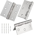 Factory Wholesales 4 5 6 Inches Flat Open Butt Hinge Stainless Steel Ball Bearing Hinge for Door and Window