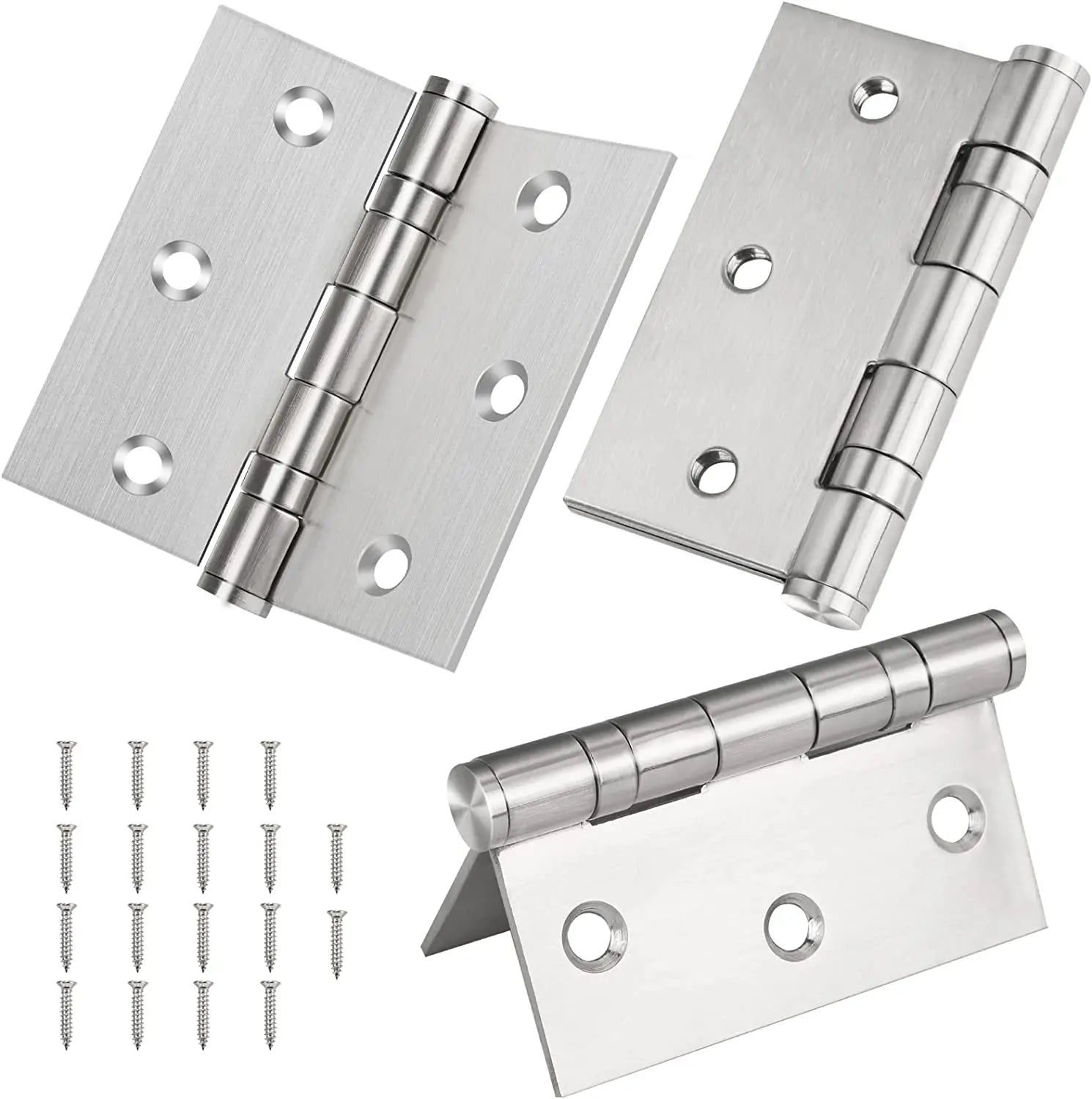 Factory Wholesales 4 5 6 Inches Flat Open Butt Hinge Stainless Steel Ball Bearing Hinge for Door and Window
