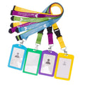 Promotional Gift Customized logo Lid Card Holder Keychain Neck Lanyard with Safety Buckle