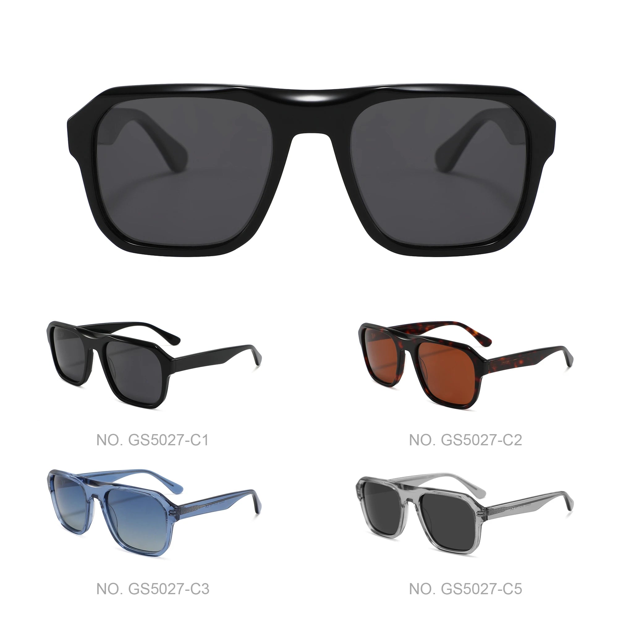 CONCHEN Custom Made Sun Glasses Good Price Male Polarized China Wholesale Acetate Fashion Sunglasses