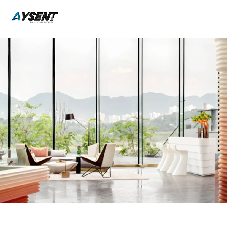 Premium Quality 6mm Clear Float Reflective Glass for Outdoor Bathroom Supermarket Hospital Decoration Curtain Wall Tinted Glass