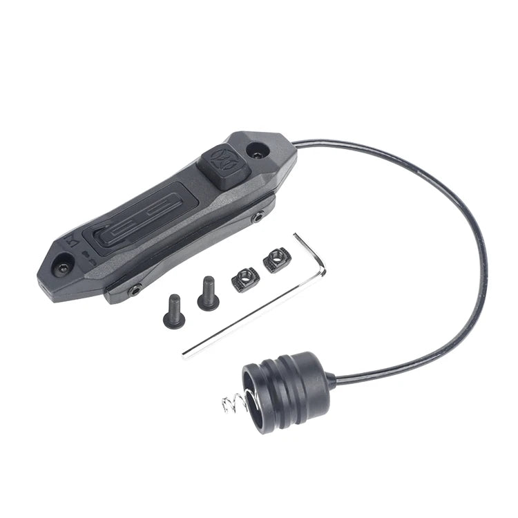 WADSN WD07033 Dual Function Remote Control Switch for WModlite Tactical Flashlight BK/DE Color Nylon Plastic Scopes Accessories