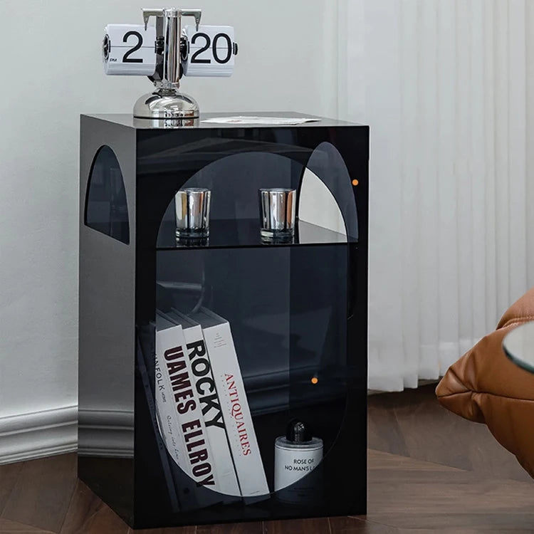 Custom Clear Acrylic Bedside Nightstand Bedroom Furniture for Home Deco for Apartment Bathroom Living Room Dining School