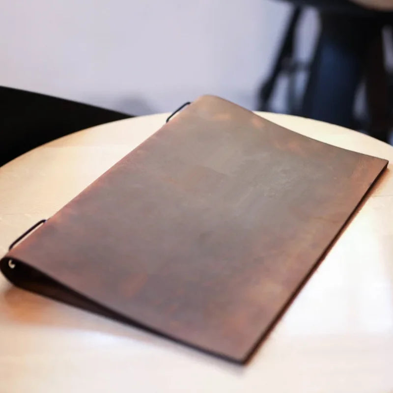 Factory Direct Custom Cocktail Menu Holder Cover Leather Folder and Bar Menu Book for Hotel & Restaurant Supplies