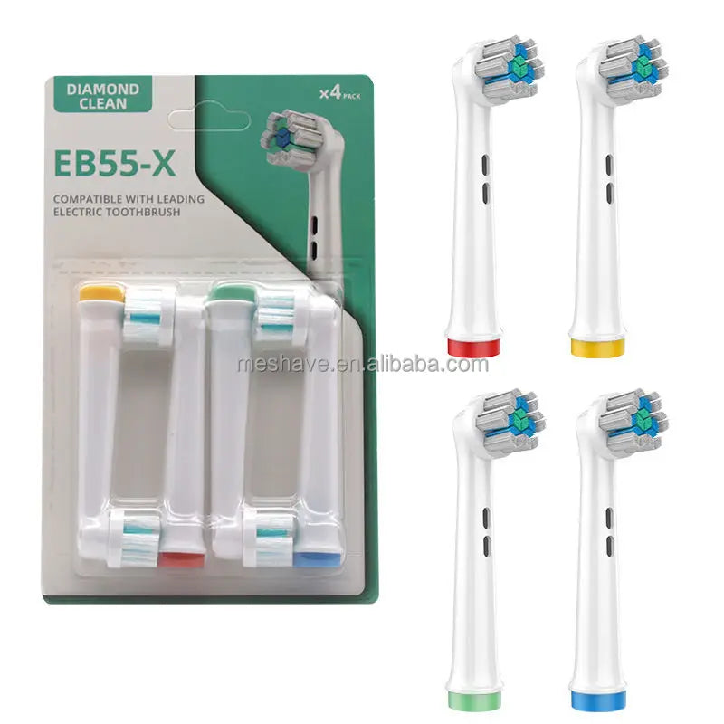 Mishave Hot Electric Toothbrush EB55-X Replacement Brush Head 4pcs/pack Eco-friendly Oscillating Accessories High-end Household