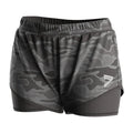 Fashion Workout Quick Dry Training Spandex Lined Gym Womens Mesh Workout Sports Female 2 in 1 Shorts