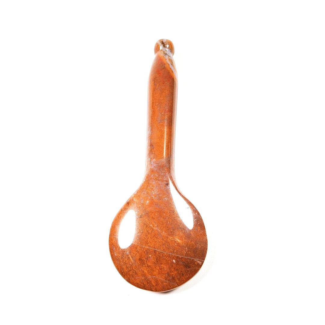 HY Real natural spoon massage stone guasha scraping board mookaite jasper gua sha tools set