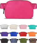 Wholesale Promotional Hot pink Ultralight 1L Streetwear Festival Canvas Fanny Pack for Sublimation