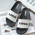Professional Custom Logo Slide Slippers for Men Fashionable Waterproof Massage Slippers with Club Logo for Winter