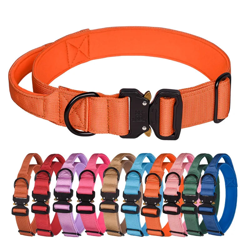 Wholesale Custom Dog Collar With Hardware Buckles Protective Dog Collar