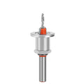 LAVIE 1pc 8mm Shank HSS Countersink Woodworking Router Bit Set Milling Cutter Screw Extractor Remon Demolition C08339