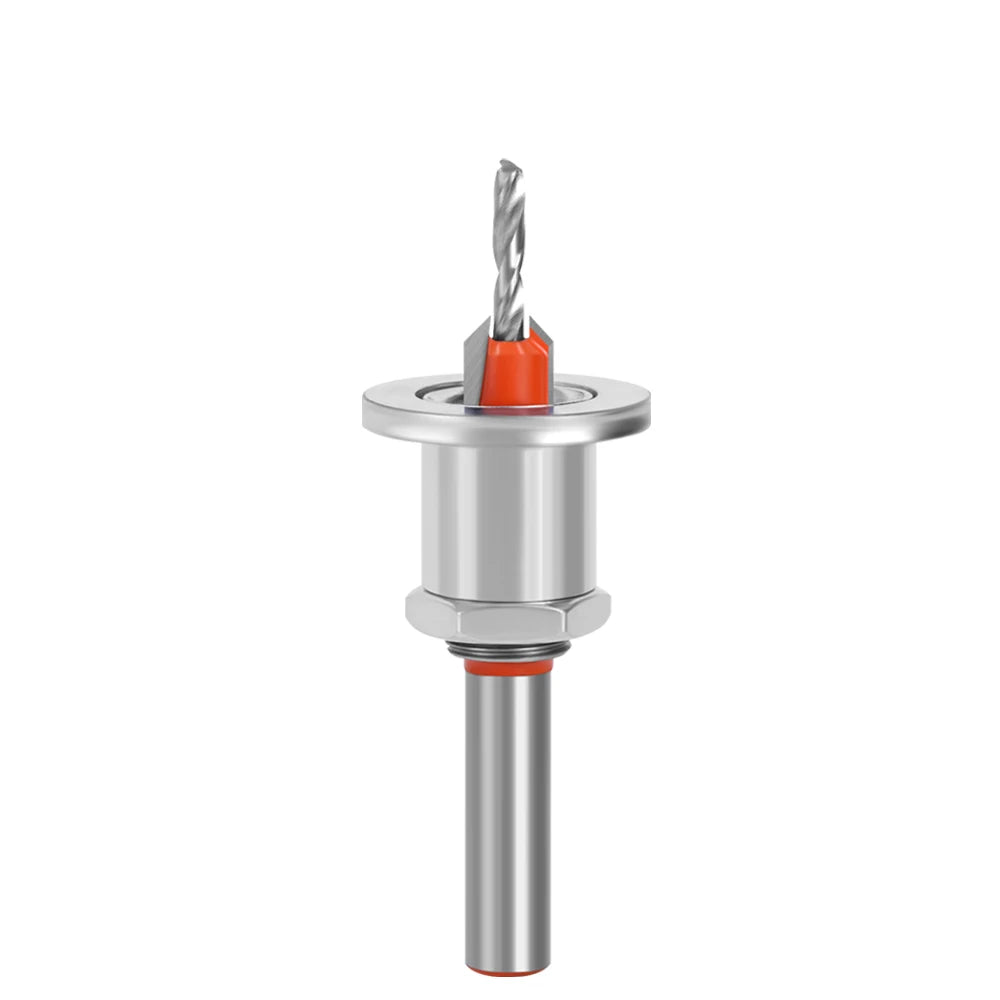 LAVIE 1pc 8mm Shank HSS Countersink Woodworking Router Bit Set Milling Cutter Screw Extractor Remon Demolition C08339
