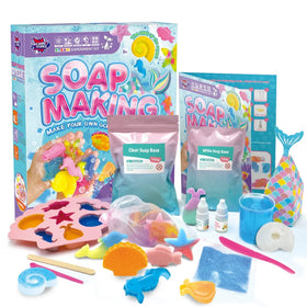 DIY Science Toys Educational Toy for Kids Science Experiment Kits 4-6 up Handmade Soap Making Kit BIG BANG SCIENCE