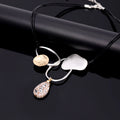TongLing European Alloy Resin Double Layer Wholesale Jewelry Vintage Short Necklace for Women Daily Wearing
