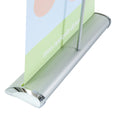 Portable Retractable Roll-Up Banner Stand Aluminum Frame Indoor Advertising Banner Stand