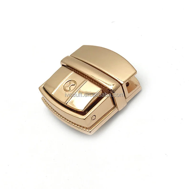 Metal Handbag Light Gold Twist Bag Press Lock Clasp Purse Closure