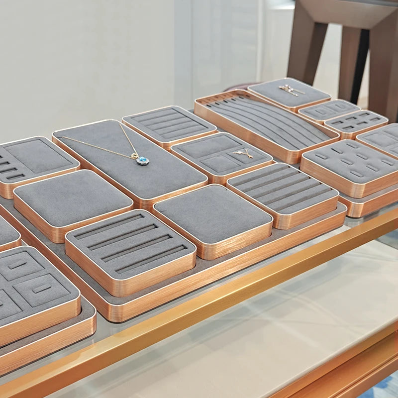 Sundo the High-end Jewelry Display Props Counter Display Trays Window Displays and Wall Cabinets Can Be Redesigned in Style
