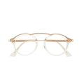 Fashion Round Glasses Frames Acetate Double Bridge Eyeglasses Eyewear