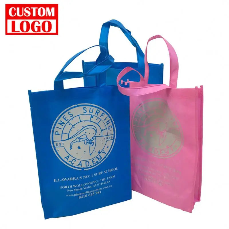 New Design Durable Shopping Bag Customized Printing Laminated Waterproof Bag Laminated Non Woven Bag