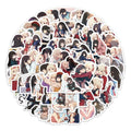 60PCS Japanese Manga Anime Girls Lycoris Recoil Sticker