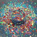 2024 Factory Supply Craft PET Glitter Holographic Chunky Glitter for Decoration