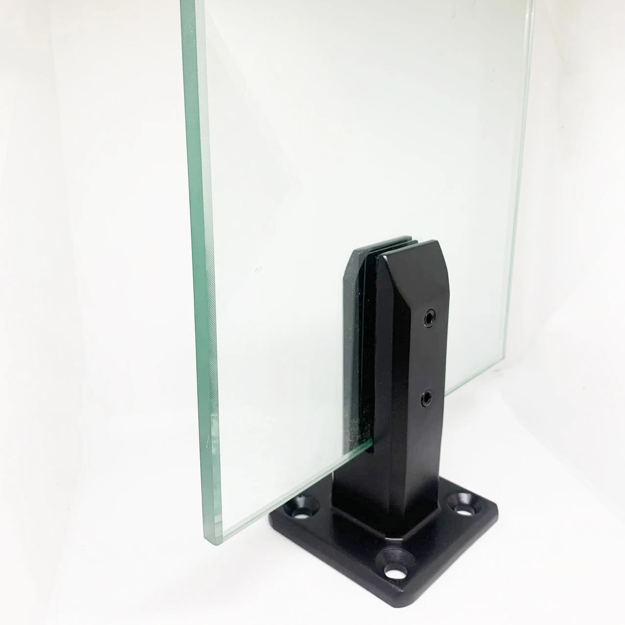 Condibe Stair case Glass Fence Black Color Stainless Steel Holder Spigot
