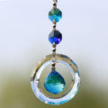 Hot Sale Crystal Crafts Fashion Crystal Sun Catcher Hang Wind Chimes Holiday Decoration
