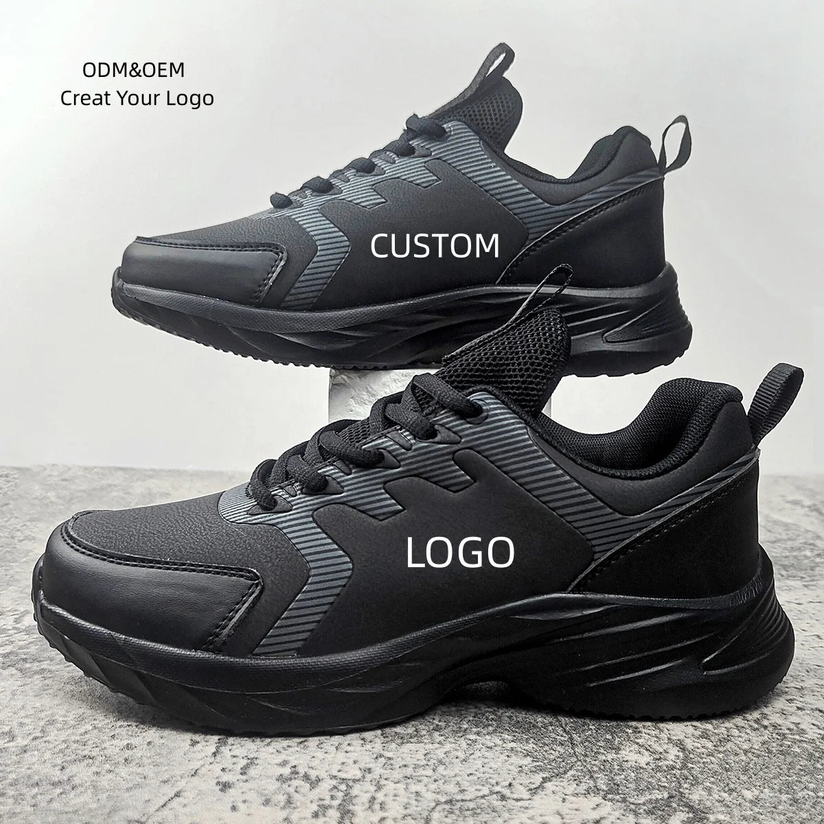 Women's Custom Designer Sporty Running Sneakers Fashionable New Style Logo Cushioning Lighted for Autumn Spring Platform Design