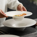 European HoReCa Ceramic Bone China Pasta Plates Sets Tableware Plate Dish Porcelain Dinner Sets