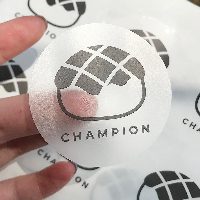 Custom Printed Vinyl logo Sticker Gold Foil Round Label Sticker Sheet Printing Adhesive Custom Packaging Label Stickers