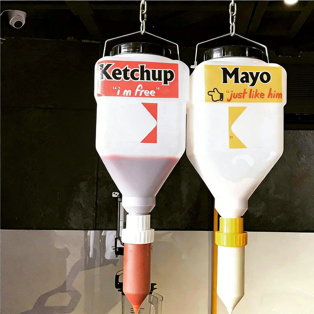 Commercial Restaurant Fast Food Use Hot Cheese Gravy Er Sauce Dispenser With Pump MegaBDM