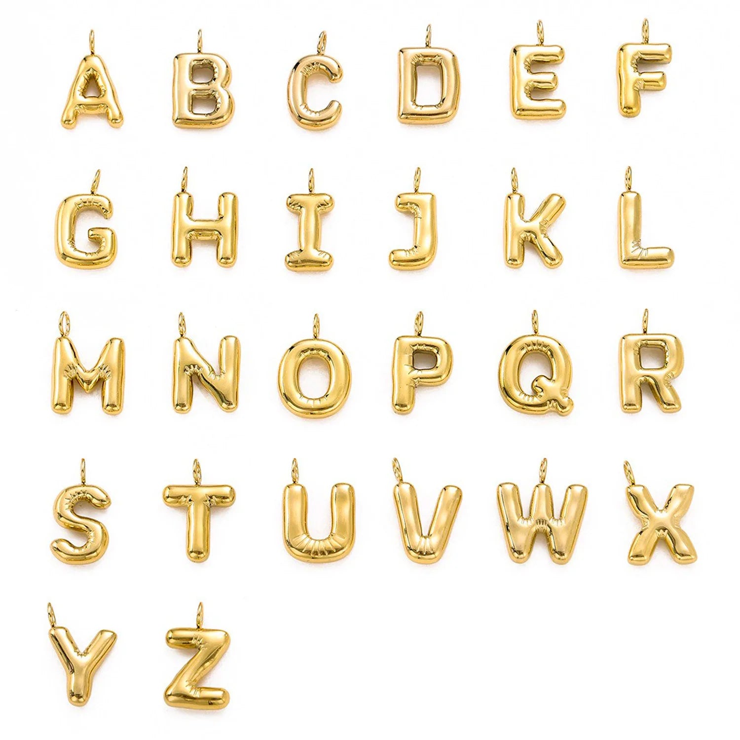 New European American Italian Module Pendant Square Bracelet with Spliced Elastic Letter Series Fashion Charm Bracelets