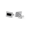 Daili Wholesale Gleaming Chic Brass Cufflinks - Crystal-Accented  for Men Fashionable Accessory Copper Cuff Links