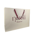 Luxury Handmade Ribbon Handles Boutique Shopping Paper Bags with Customizable Size and Logo Printing. for Candle Craft Packaging