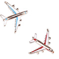 Men's New Creative Airplane Model Fashion Brooch Unique Design for Style and Fashion Accessory
