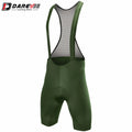 Customized Breathable Fabric Seamless Legging Cycling BIb Shorts One Piece Men Solid Color Bicycle Pants