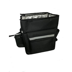 Sturdy Insulated Reusable Grocery Home Food Delivery Bag Zip Nice Stitches Waterproof Lining for Spring Winter Season Keeps Food