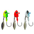 New Hot Selling 10g -40g Metal Jig Lure Fishing Spinner Bait Slow Jig Lure Biotic 3D Eye Jig