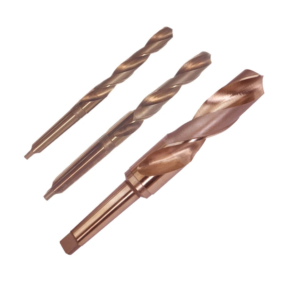 HSS M35 Co 14-43mm Morse Tapered Shank Twist Drill Bits for Hard Metal Stainless Carbon Steel Iron Drilling Machining