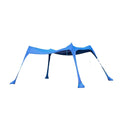 WOQI Factory Direct Lightweight Beach Tent Sun Shade Protection Canopy Sandbag Anchors Hot Sale Polyester Fabric Beach Shelter