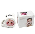 Funny Pig Nose Dog Nose Cup Ceramic Mug Nose Piggy MuG