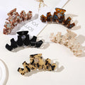 Hot Selling Retro Amber Hair Clips 10.5cm Large Wavy Acetate Hair Claw Clips Fashion Girl Hair Accessories Wholesale