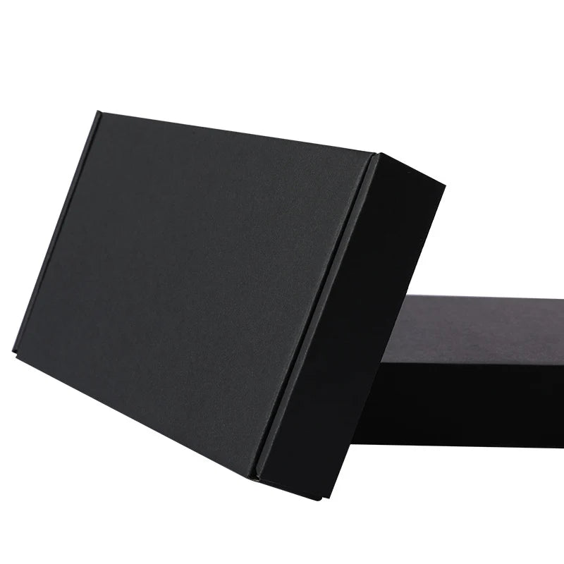 Wholesale Many Stock Size High Quality A4 Black Mailer Corrugated Paper Box With Factory Price