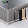 Aluminum Skirting 80mm 60mm Skirting Aluminium Profile Kitchen Plinth Wall Skirting Board Profile