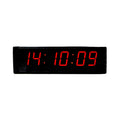 Ganxin Indoor 6 Digits Red Display 1.5 Inch Digital Wall Clock Electronic LED Countdown Timer With Remote Control Multi-function