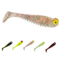 MISTER LURE Fishing Gear Soft Bait 5cm 1.2g Glow Bait Simulation T-tail Fish Bionic Soft Luer Bait