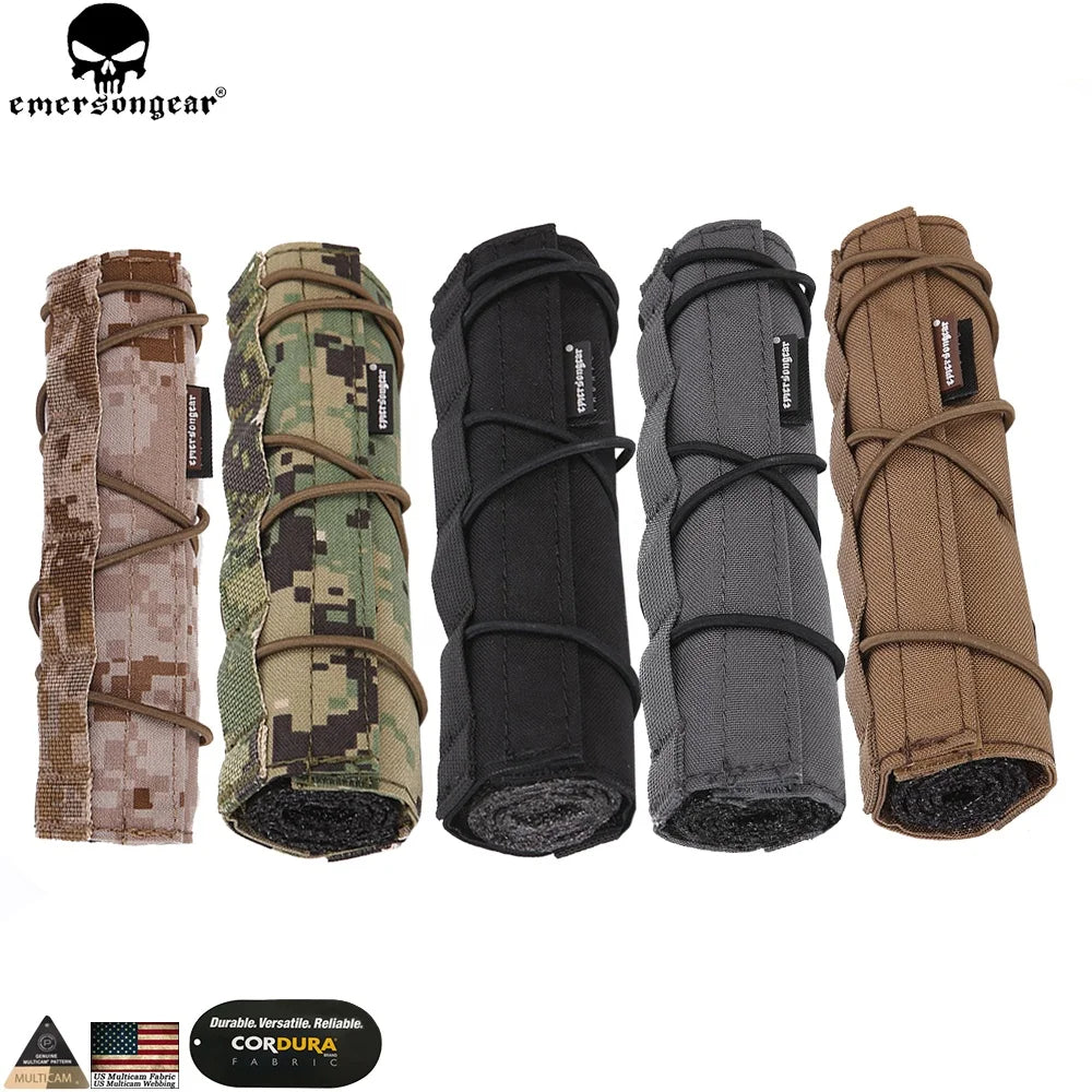 Outdoor 18Cm Tactical Suppressor 500D Nylon Camouflage Protection Cover