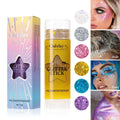 Wholesale Waterproof Makeup Chunky Glitter Glue Sticks Eye Shadow Body Hair Glitter for Stage Party Face Glitter Paint Cosmetic