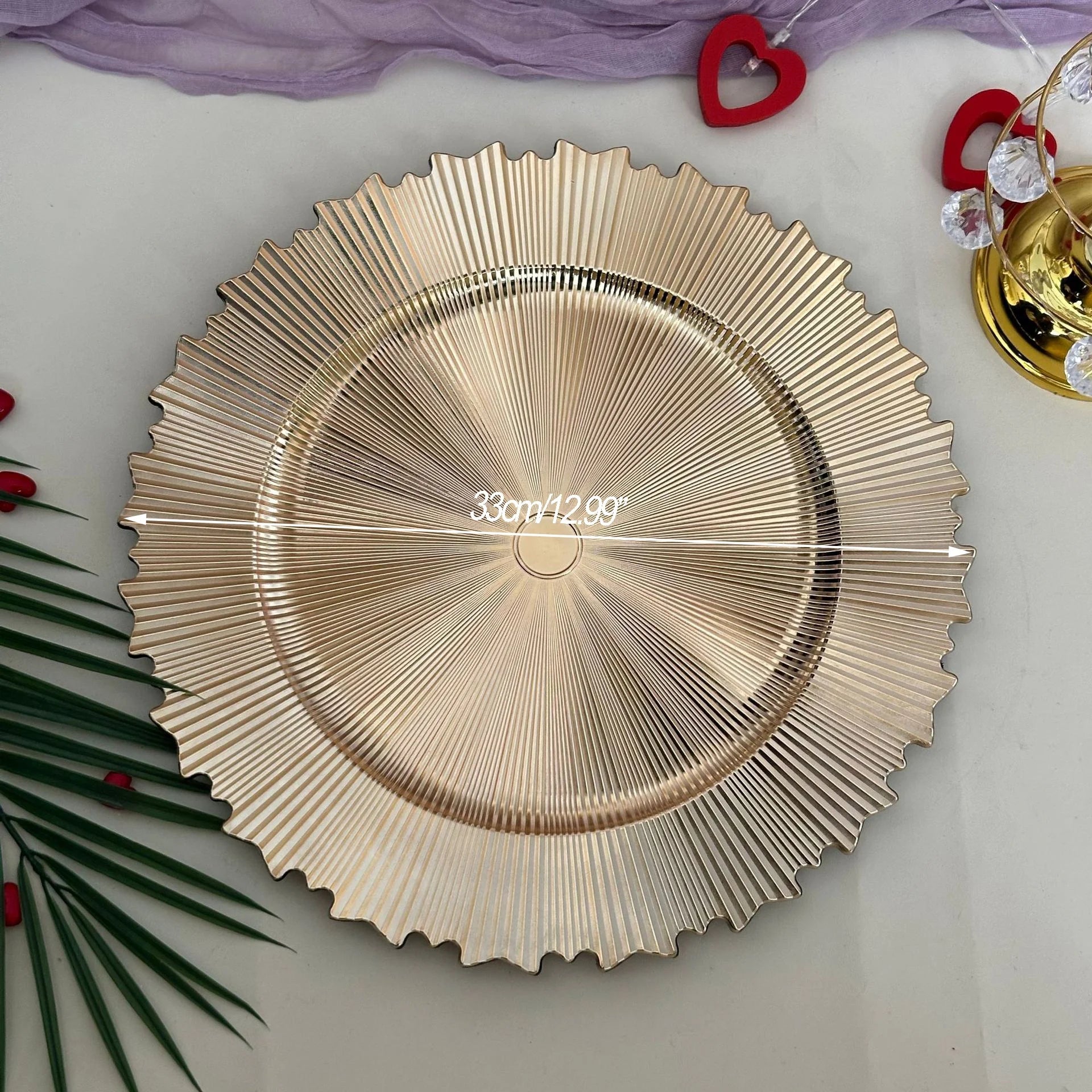 2026 Wholesale Chargers Plates Gold for Wedding