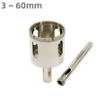3-60mm Electroplating Diamond Hole Saw Glass Marble Tile Core Drill Bits Cutting Tools